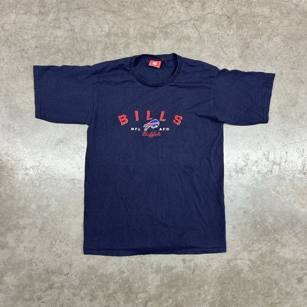 Buffalo Bills NFL T Shirt Vintage‎ Navy Graphic Tee Mens XL
